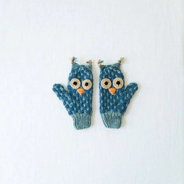 Kids Animal Mitten Owl