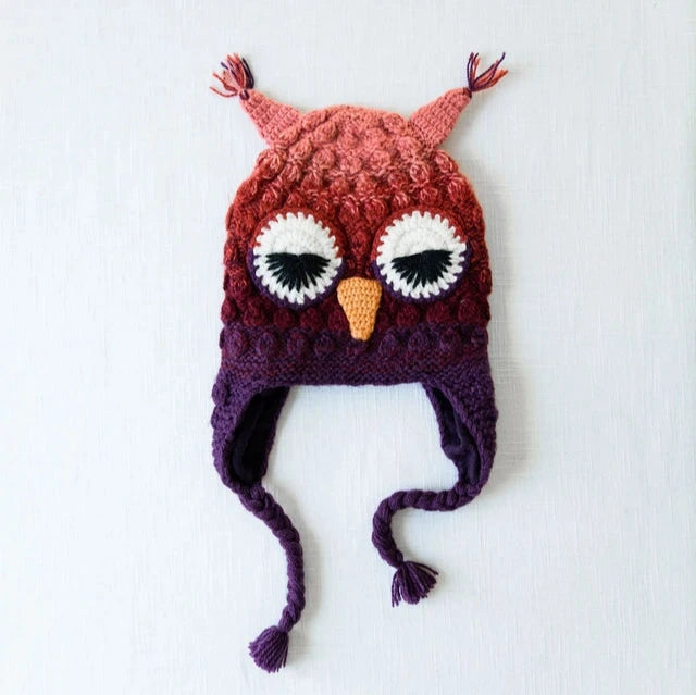 Adult Animal Hat Lady Owl - AndesGifts display picture 2