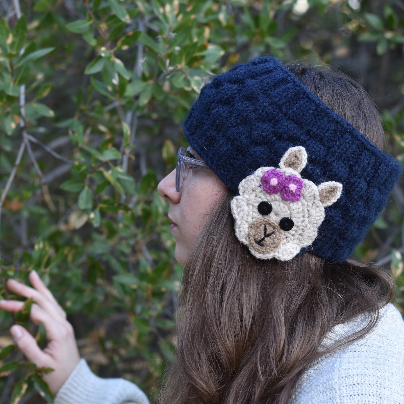 Animal Ear Warmer Alpaca