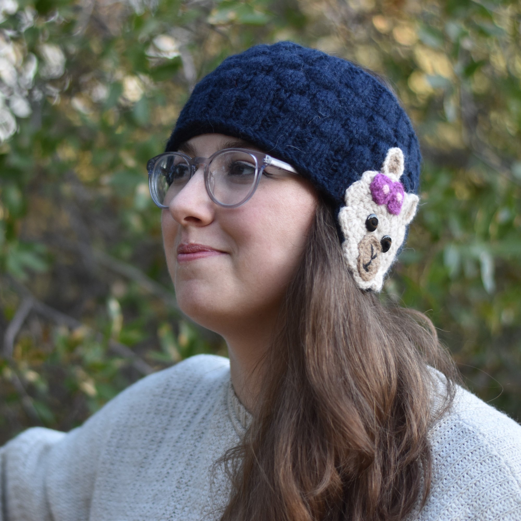 Animal Ear Warmer Alpaca