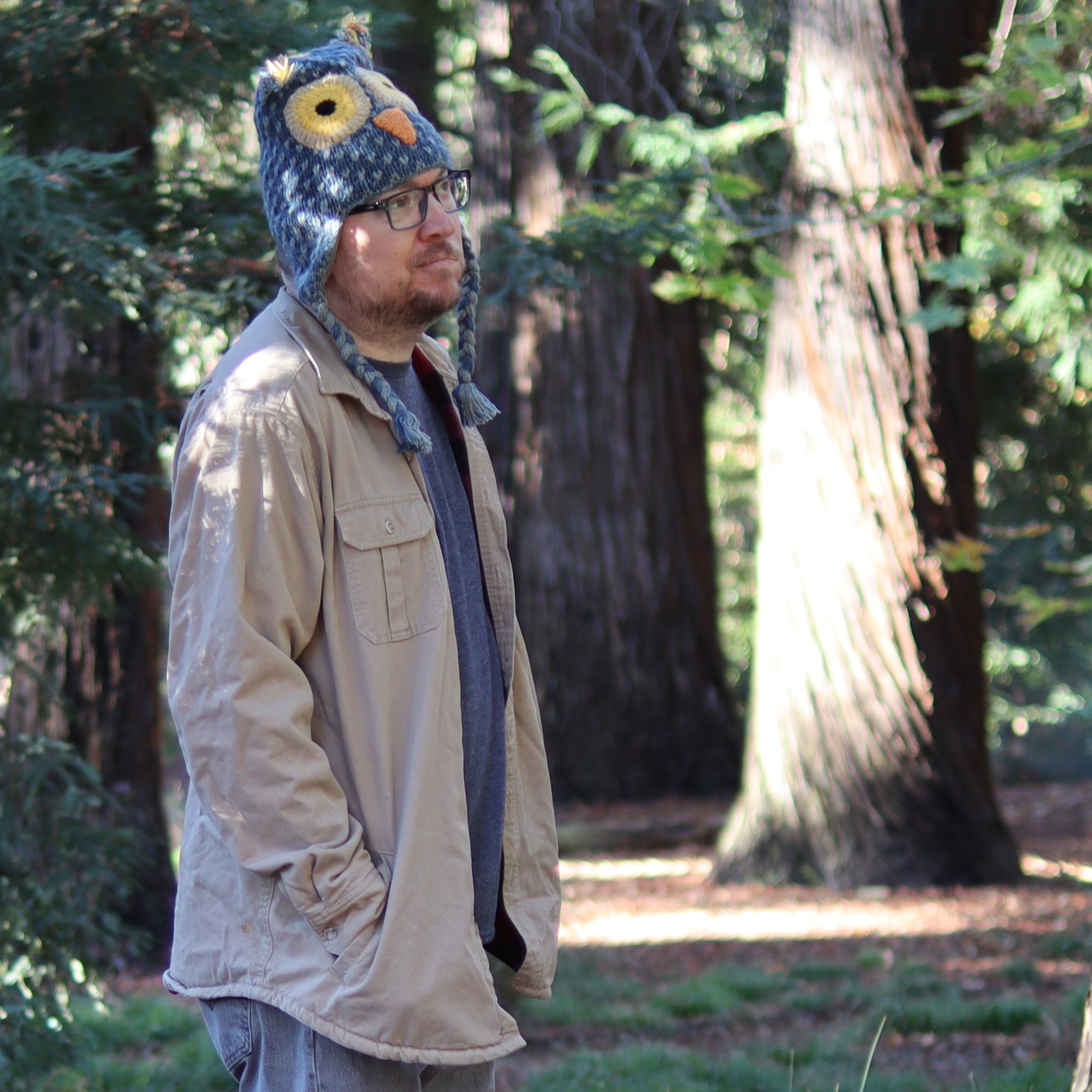 Adult Animal Hat Owl