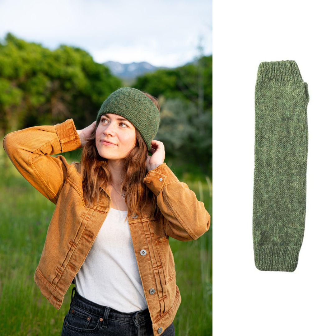 Alpaca Ear Warmer &amp; Arm Warmer Pack