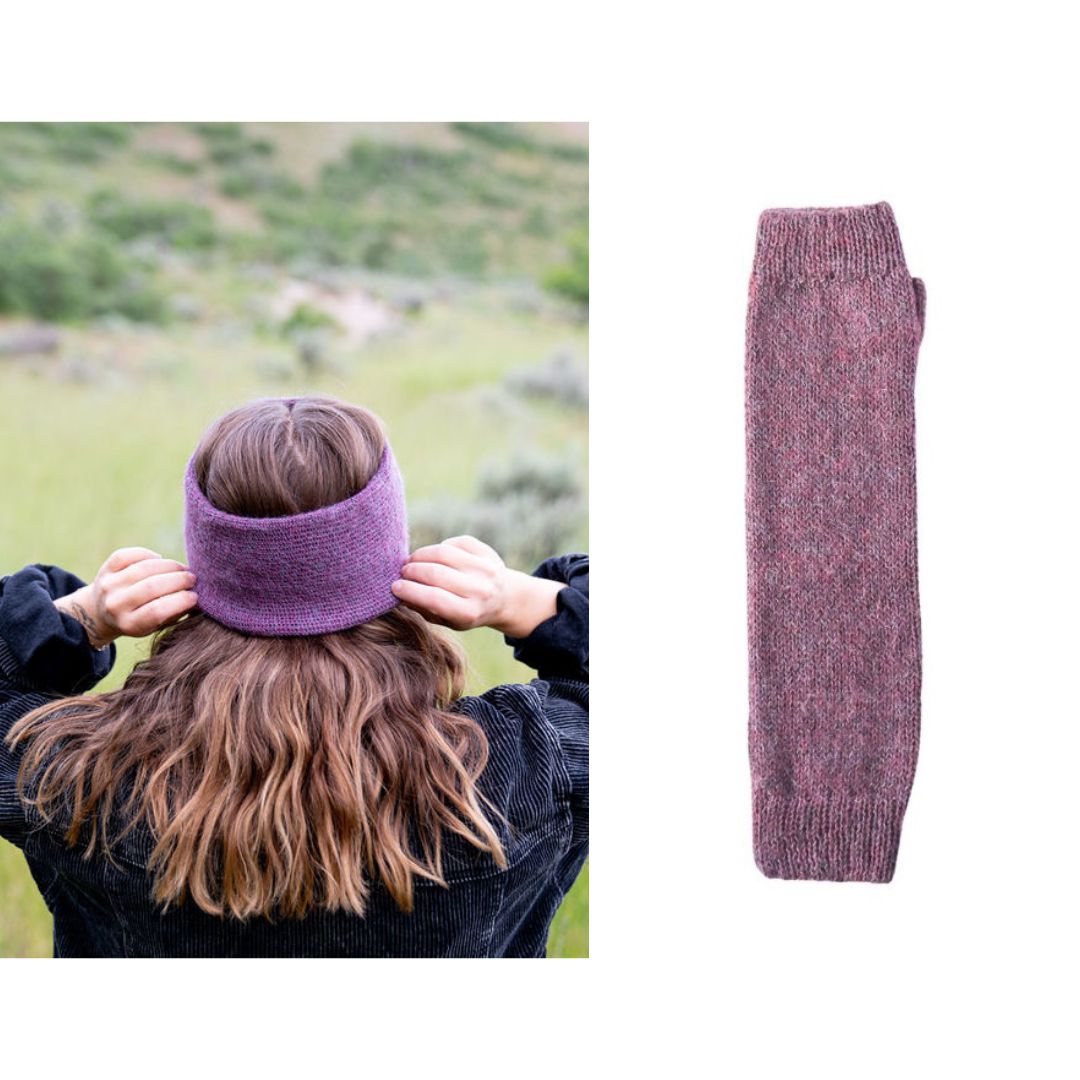 Alpaca Ear Warmer &amp; Arm Warmer Pack