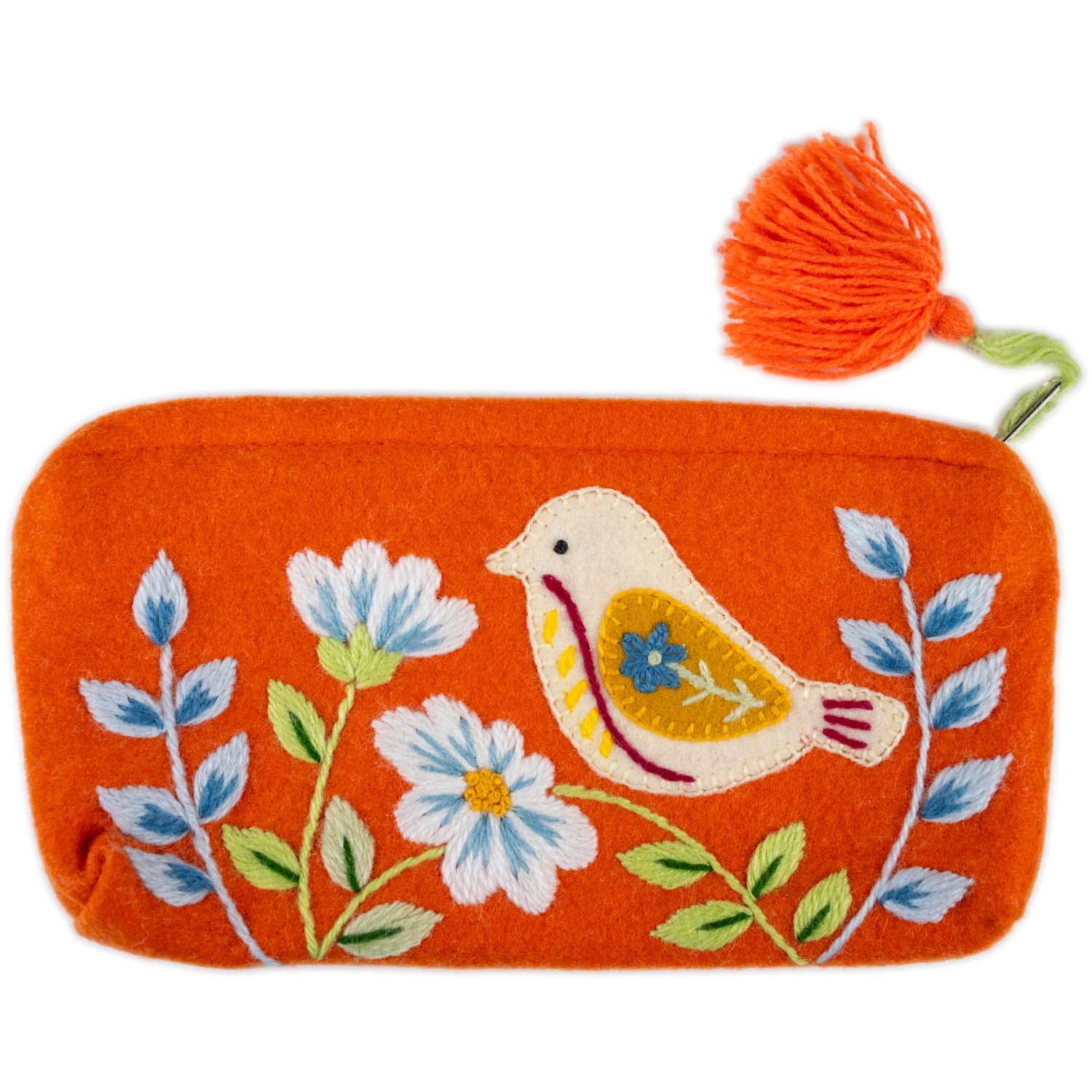 Embroidered Clutch