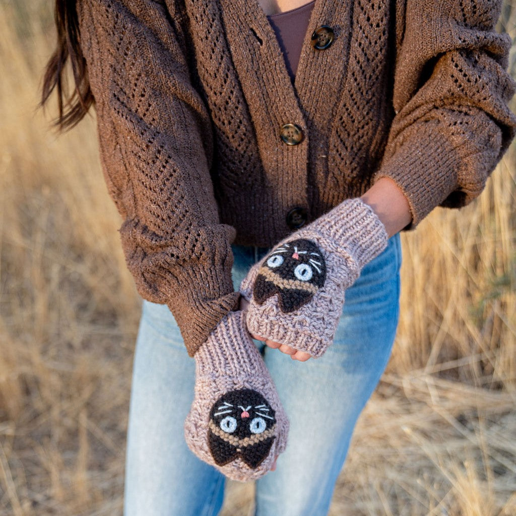 Animal Wrist Warmer Cat