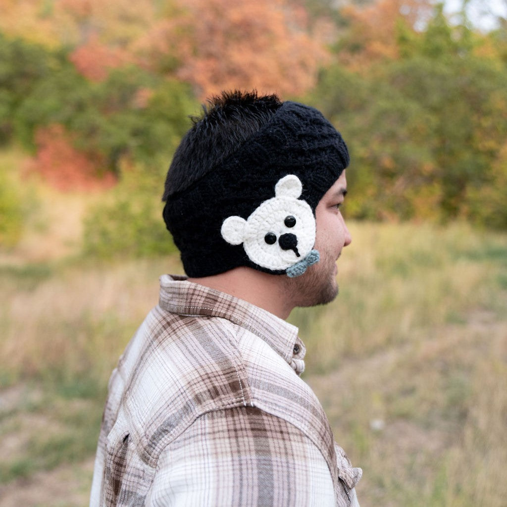 Animal Ear Warmer Polar Bear