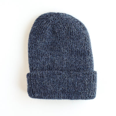 Knitted Milkshake Beanie Steel Blue