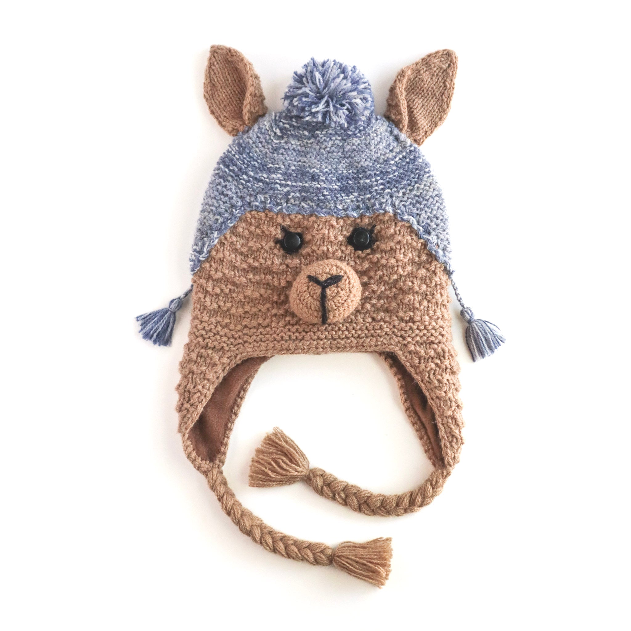 PachaMama Alpaca Llama Adult Animal Hat One Size Fits Most Adult Animal Hat – Maraluna main image 4