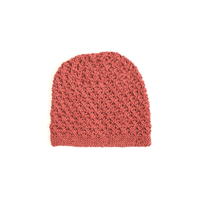 Knitted Inca Beanie Rose