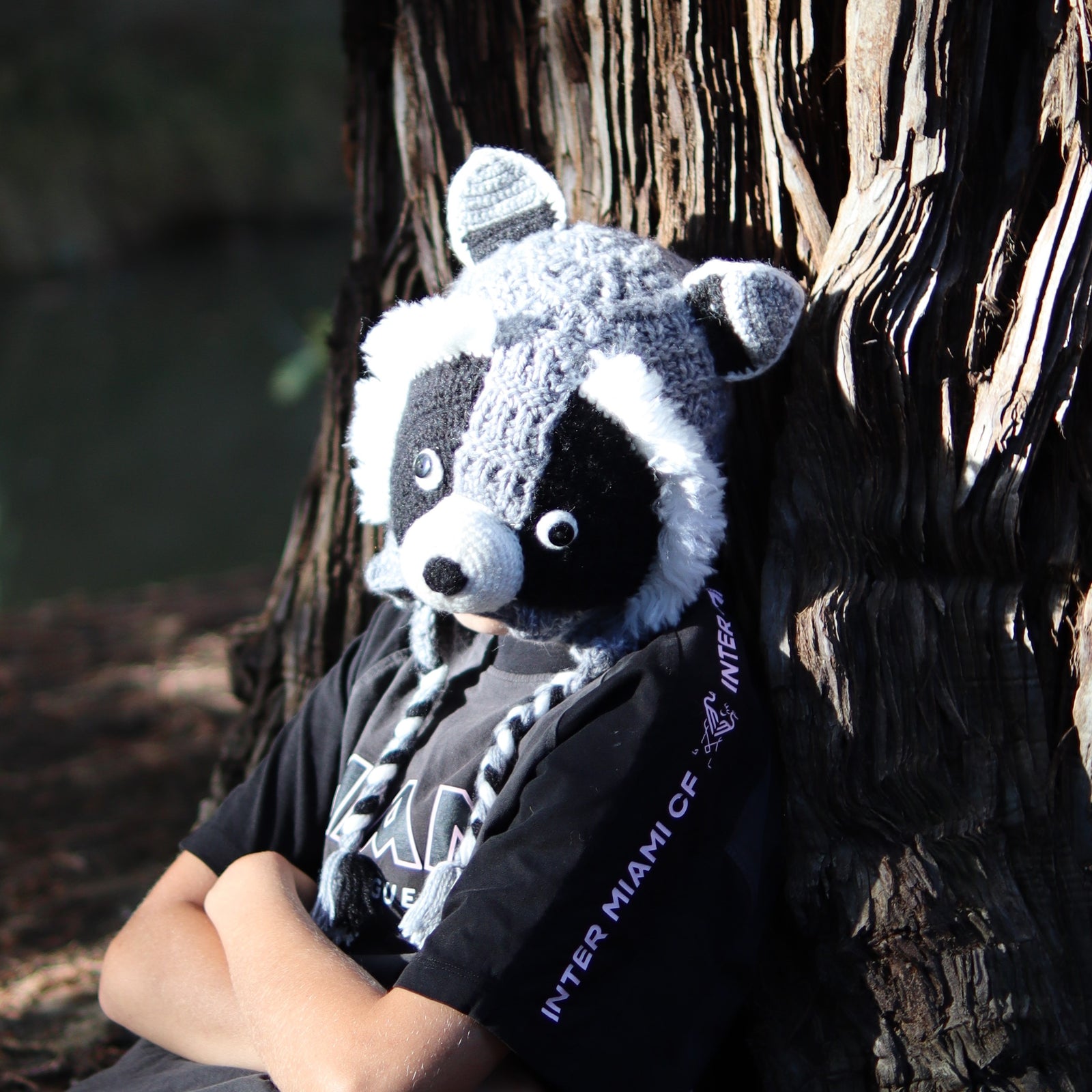 Kids Animal Hat Raccoon