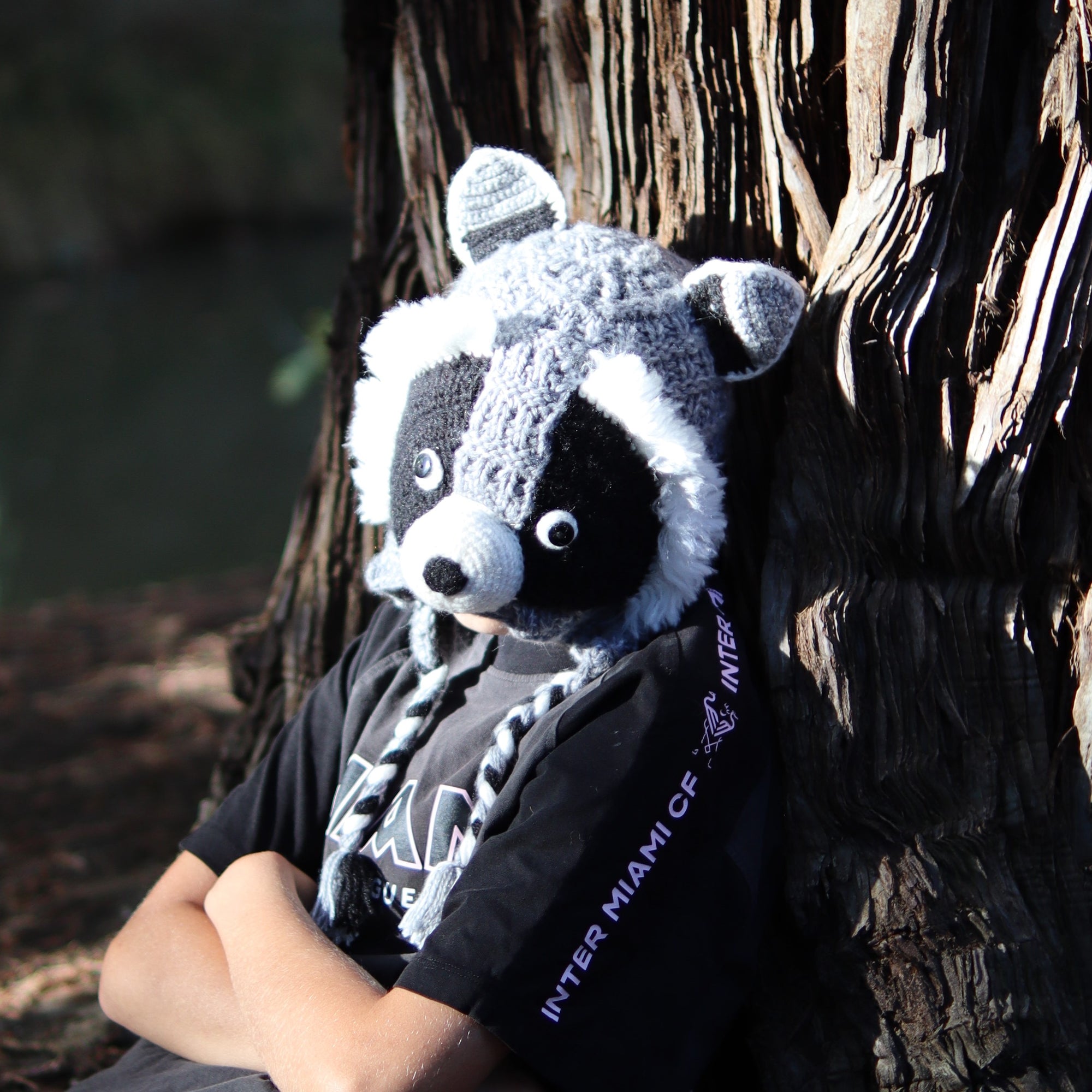 Kids Animal Hat Raccoon