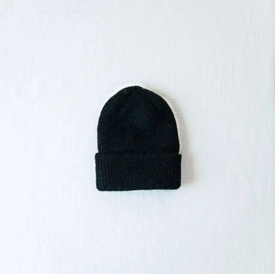 Knitted Milkshake Beanie Black