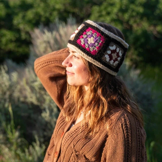 Crochet Ear Warmer Cream