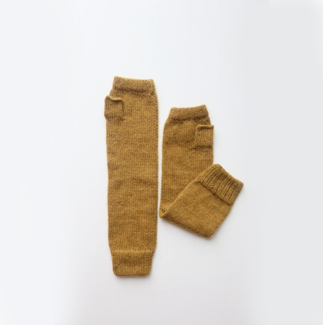 Alpaca Arm Warmer Mustard