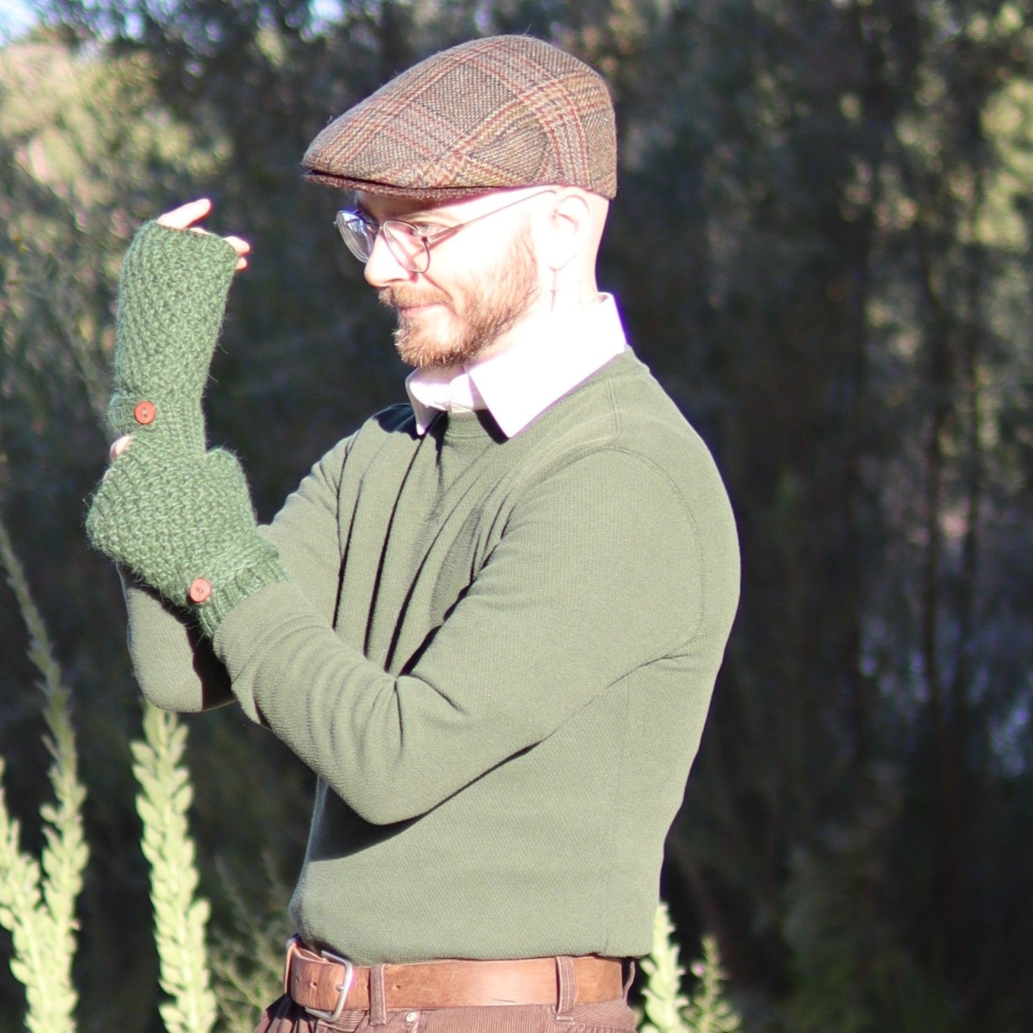 Luna Wrist Warmer Green