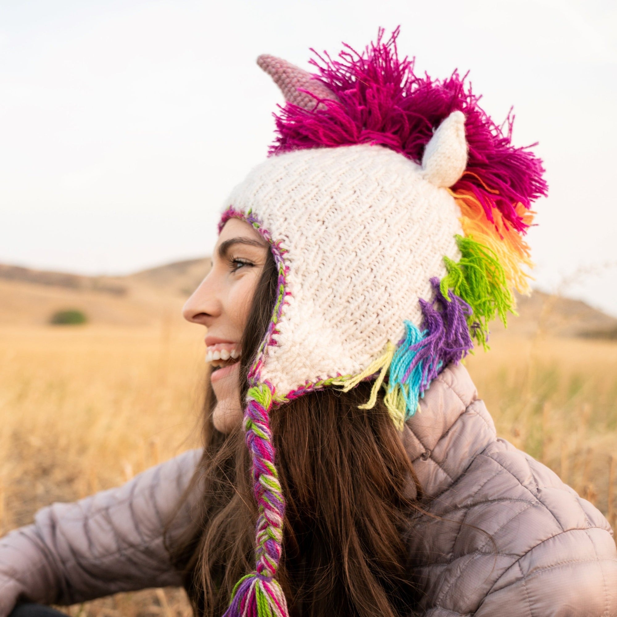 Adult Animal Hat Unicorn
