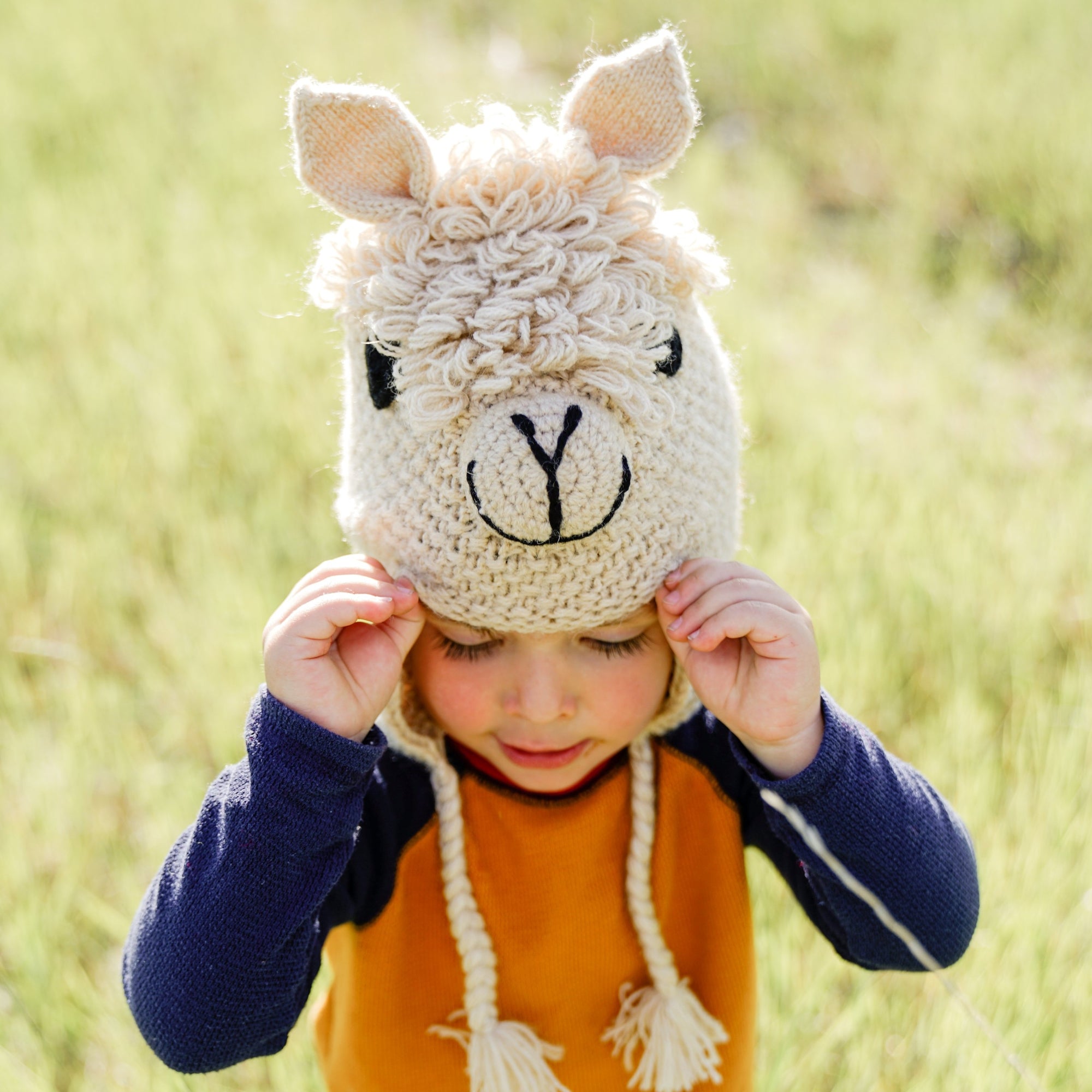 Kids Animal Hat Alpaca