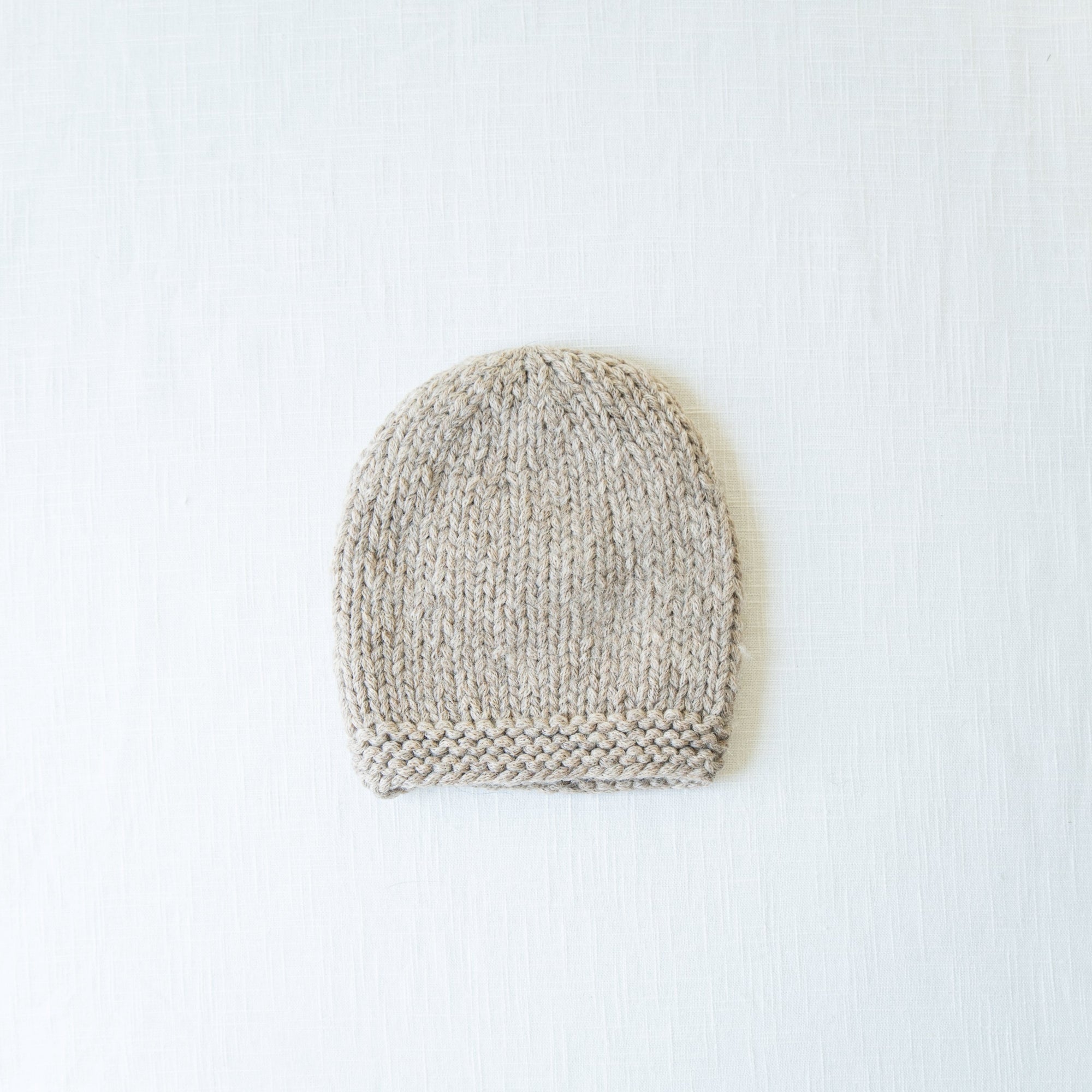 Knitted Cusco Beanie Oatmeal