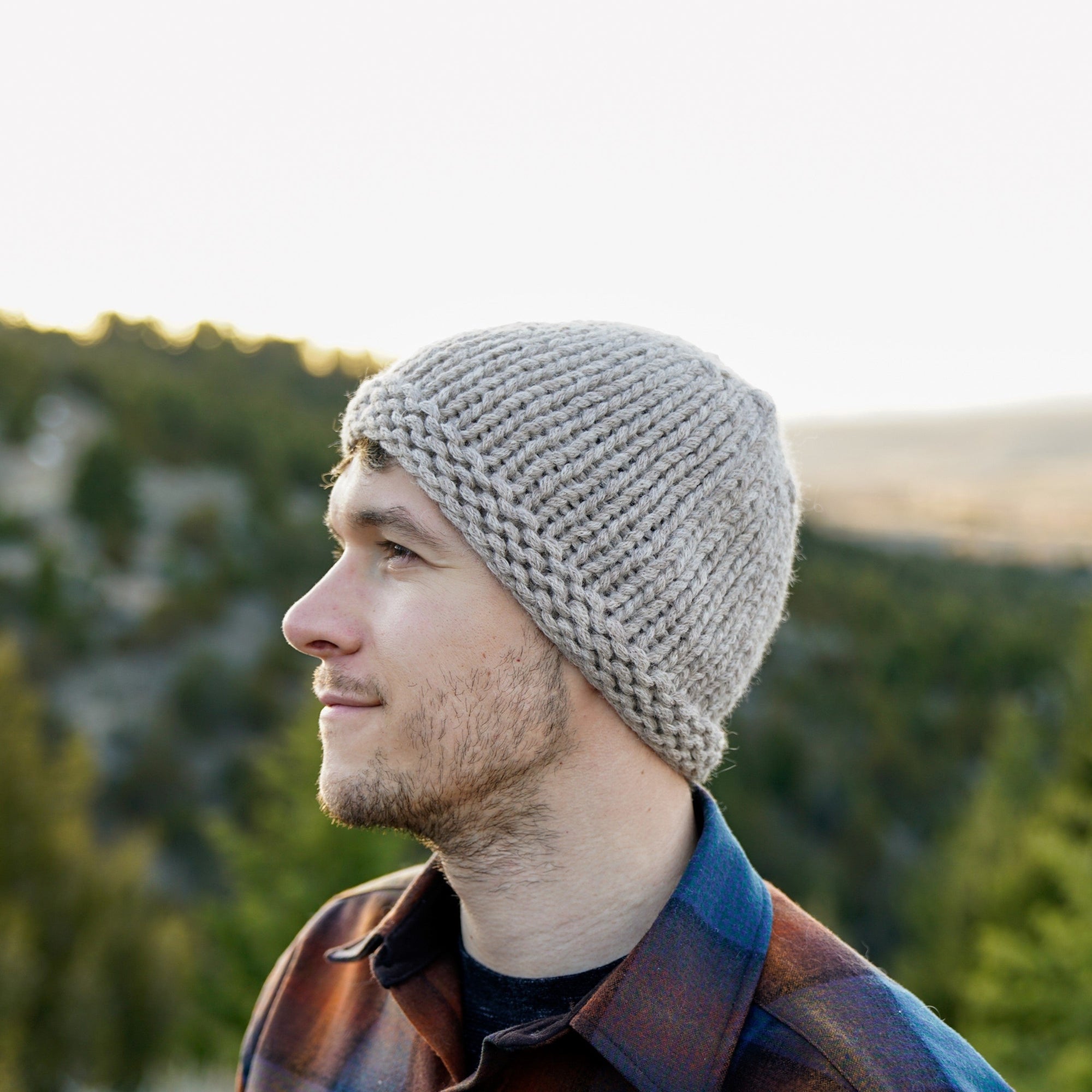 Knitted Cusco Beanie Oatmeal