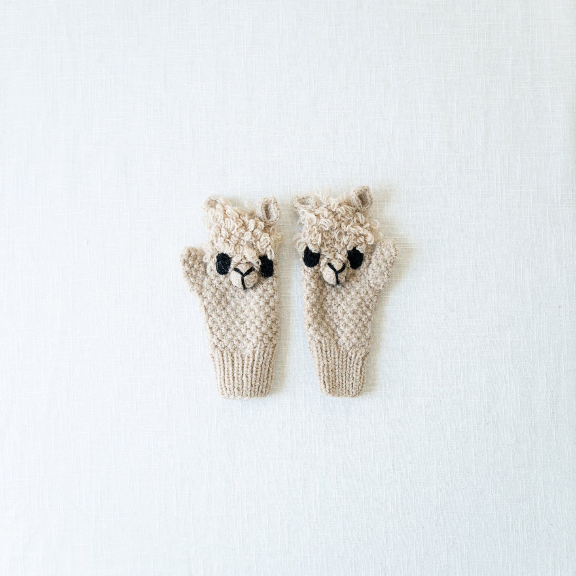 Kids Animal Mitten Alpaca